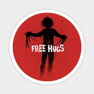 Scissorhands Free hugs Magnet